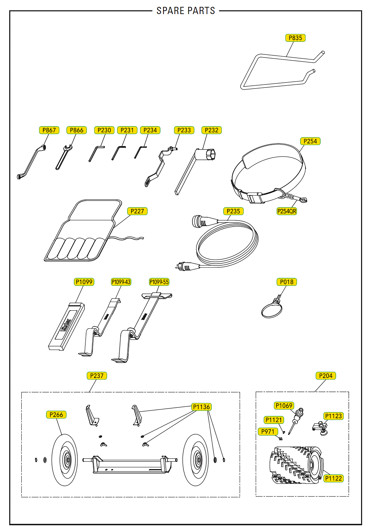 spare parts hummel