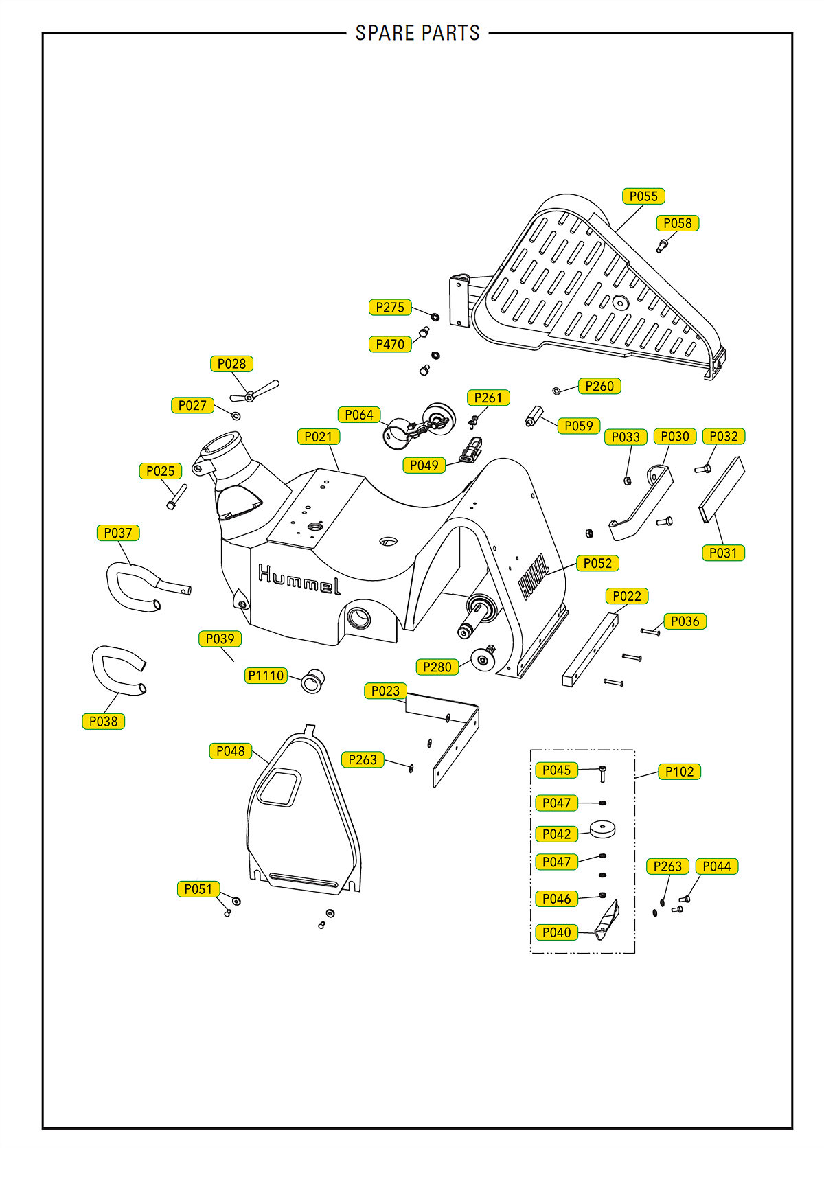 spare parts hummel